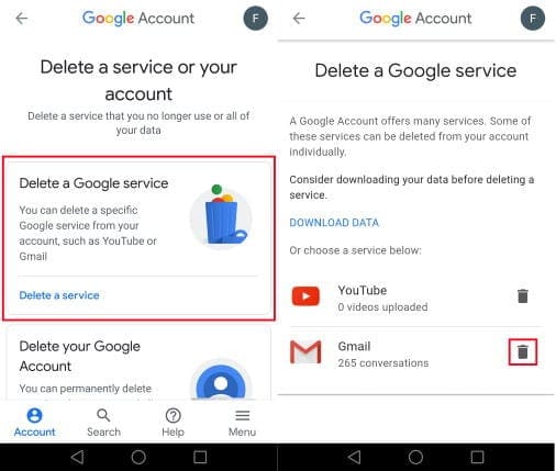 Paso 2: Cómo eliminar una cuenta de Gmail en un teléfono Android