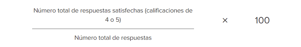 Calcular puntaje CSAT