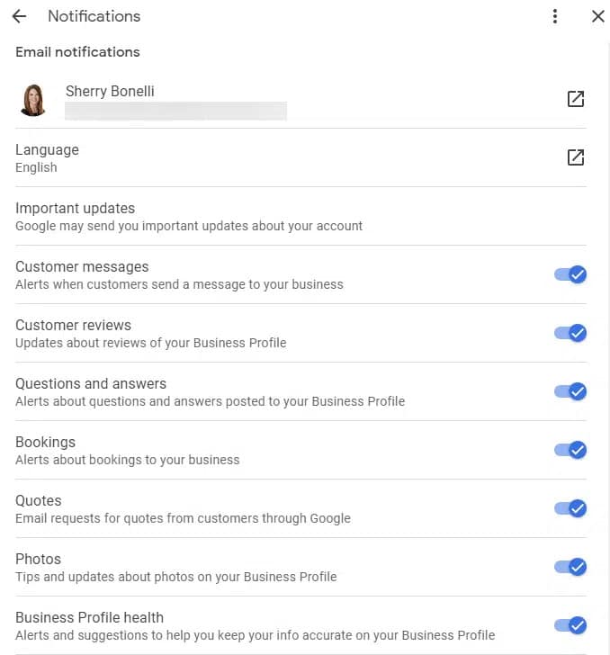 Configuración del perfil comercial de google empresas