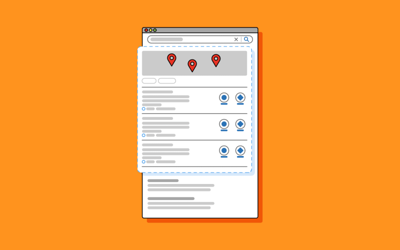 Google local pack banner